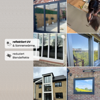 SpyBlock Sichtschutzfolie – 100 % Privatsphäre bei vollem Tageslicht – 100 cm