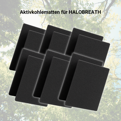 Aktivkohlematten (3 Paar / ca. 6 Monate) für Halobreath