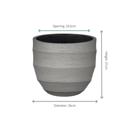 Topf "Egg Grey" D36 x H31