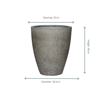 Topf "Dioret Grey" D37 x H45